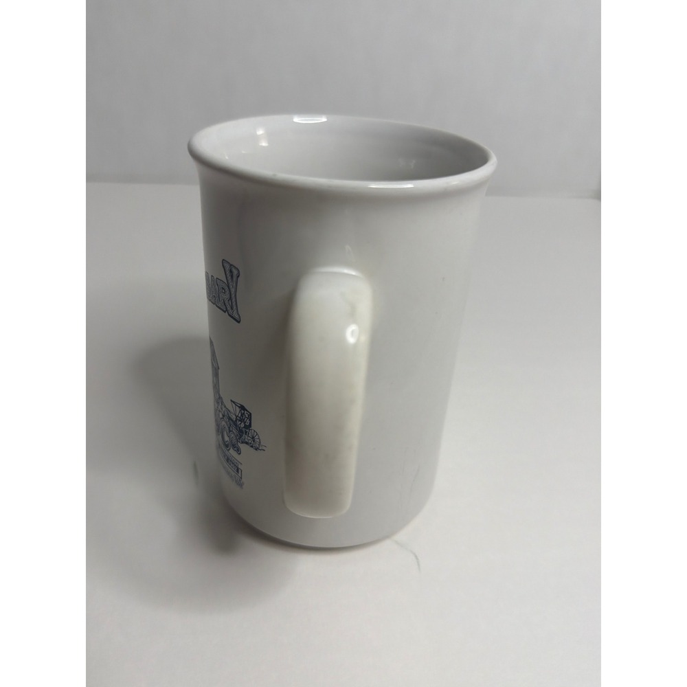 Vintage JCPenney 97th Anniversary 1999 Coffee Mug Golden Rule Store White Blue - Picture 2 of 7